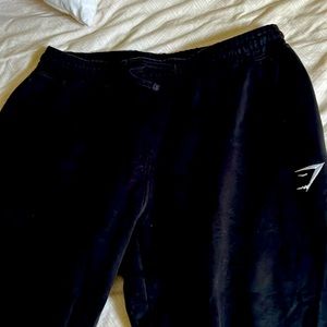 Gymshark black joggers for men